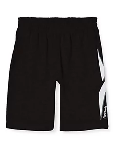 Spodnie i spodenki dla chłopców - Reebok Reebok Corto Big The Vector krótkie spodnie chłopięce, czarne, M S83062RB - grafika 1