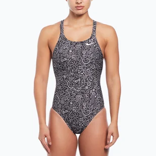 Strój pływacki jednoczęściowy damski Nike Hydrastrong Solid Fastback - Stroje kąpielowe - miniaturka - grafika 1