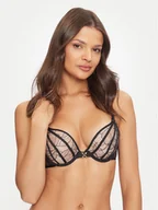 Biustonosze - Chantelle X Biustonosz push-up Xquisite C01ANR Czarny - miniaturka - grafika 1