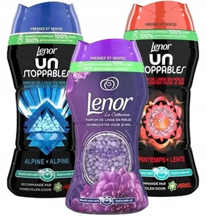 Lenor Perełki Do Płukania 2X 224G + Perełki Amethyst 1X 154G Mix - Środki do prania - miniaturka - grafika 1