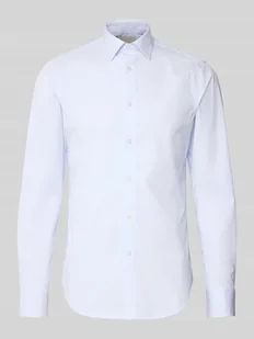 Koszula biznesowa o kroju slim fit z kołnierzykiem typu kent - Koszule męskie - miniaturka - grafika 1