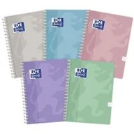 Zeszyty szkolne - Kołozeszyt A5/80K kratka Touch Pastel (5szt) - miniaturka - grafika 1