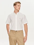 Koszule męskie - Tommy Hilfiger Koszula MW0MW33809 Biały Regular Fit - miniaturka - grafika 1