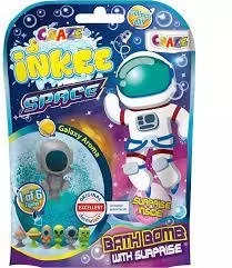 Kula do kąpieli z niespodzianką Kosmos 80g Craze Inkee Magic Bath - Kosmetyki kąpielowe dla dzieci - miniaturka - grafika 1