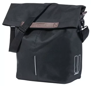 Basil Sakwa Miejska Pojedyńcza CITY SHOPPER 14-16L, czarna (NEW) A-BAS-17779 - Sakwy rowerowe - miniaturka - grafika 1