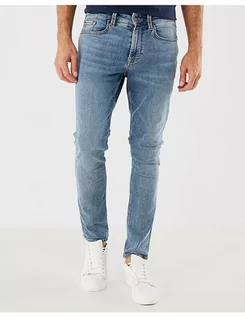 Spodnie męskie - Mexx Dżinsy - Slim fit - w kolorze niebieskim - grafika 1
