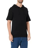 Bluzy męskie - Jack&JONES męska bluza z kapturem, czarna, XXL - miniaturka - grafika 1