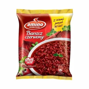 Amino barszcz czerwony instant 66g - Zupy w płynie - miniaturka - grafika 1