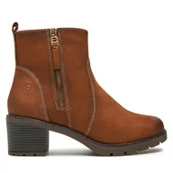Botki damskie - Botki Tamaris 8-86407-43 Brązowy - miniaturka - grafika 1