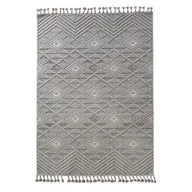 Dywany - Dywan z frędzlami Alicante pętelkowy beżowy 120 x 160 cm - miniaturka - grafika 1