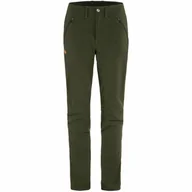 Spodnie sportowe damskie - Damskie spodnie trekkingowe Fjallraven Abisko Trail Stretch Trousers deep forest - 38 - miniaturka - grafika 1