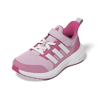 Buty dla dziewczynek - adidas dziecięce Fortarun 2.0 El K Shoes-Low, Jasnoróżowy Ftwr Biały Bliss Różowy, 33.5 EU - grafika 1