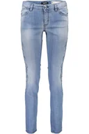 Spodnie damskie - JUST CAVALLI JEANS DENIM DAMSKI JASNY NIEBIESKI - miniaturka - grafika 1