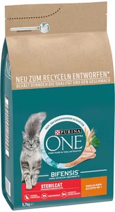 Purina ONE Sterilcat z kurczakiem - 2 x 5,7 kg Dostawa GRATIS! - Sucha karma dla kotów - miniaturka - grafika 1