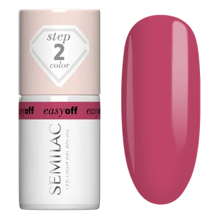 Semilac Lakier do paznokci Easy Off, L17 Pink Coral - Lakiery hybrydowe - miniaturka - grafika 1