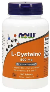 Now Foods NOW L-Cysteine 500mg 100tabs - Aminokwasy - miniaturka - grafika 3