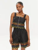 Koszulki i topy damskie - KARL LAGERFELD Top 241W1611 Czarny Regular Fit - miniaturka - grafika 1