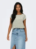 Bluzki damskie - ONLY Bluzka w kolorze jasnozielono-beżowym - miniaturka - grafika 1