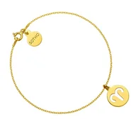 Bransoletki - Złota bransoletka z zodiakiem Barana - miniaturka - grafika 1