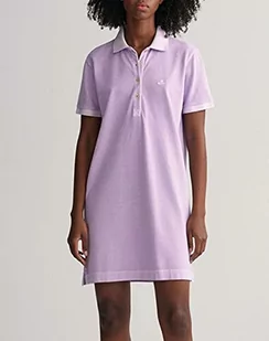 GANT Sukienka damska Sunfaded SS Polo Pique, Soothing Lilac, Standard, Soothing Lilac, S - Sukienki - miniaturka - grafika 1