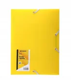 Artykuły biurowe - Penmate Teczka z gumką A4 PP-101 żółta - miniaturka - grafika 1