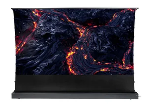 celexon Home Cinema CLR UST High Contrast V2.0 podłogowy elektryczny ekran projekcyjny 110" czarna obudowa - Ekrany projekcyjne - miniaturka - grafika 1