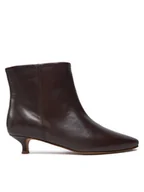 Botki damskie - Balagan Botki BALAGAN-VARED BOTKI BRĄZOWY Brązowy - miniaturka - grafika 1