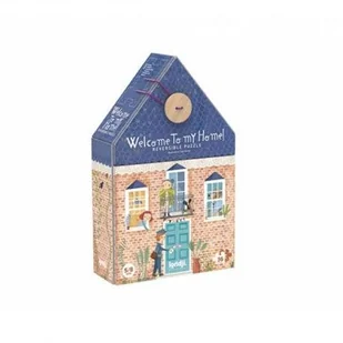 Londji Witaj W Moim Domu puzzle tekturowe 36 el. - Puzzle - miniaturka - grafika 1