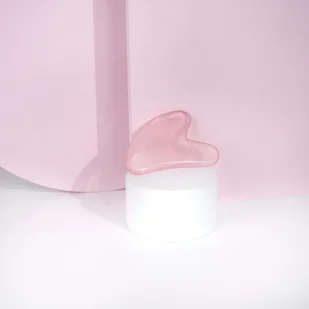 Brushworks Resin Rose Quartz Roller & Gua Sha - zestaw masażerów - Olejki i świece do masażu - miniaturka - grafika 6