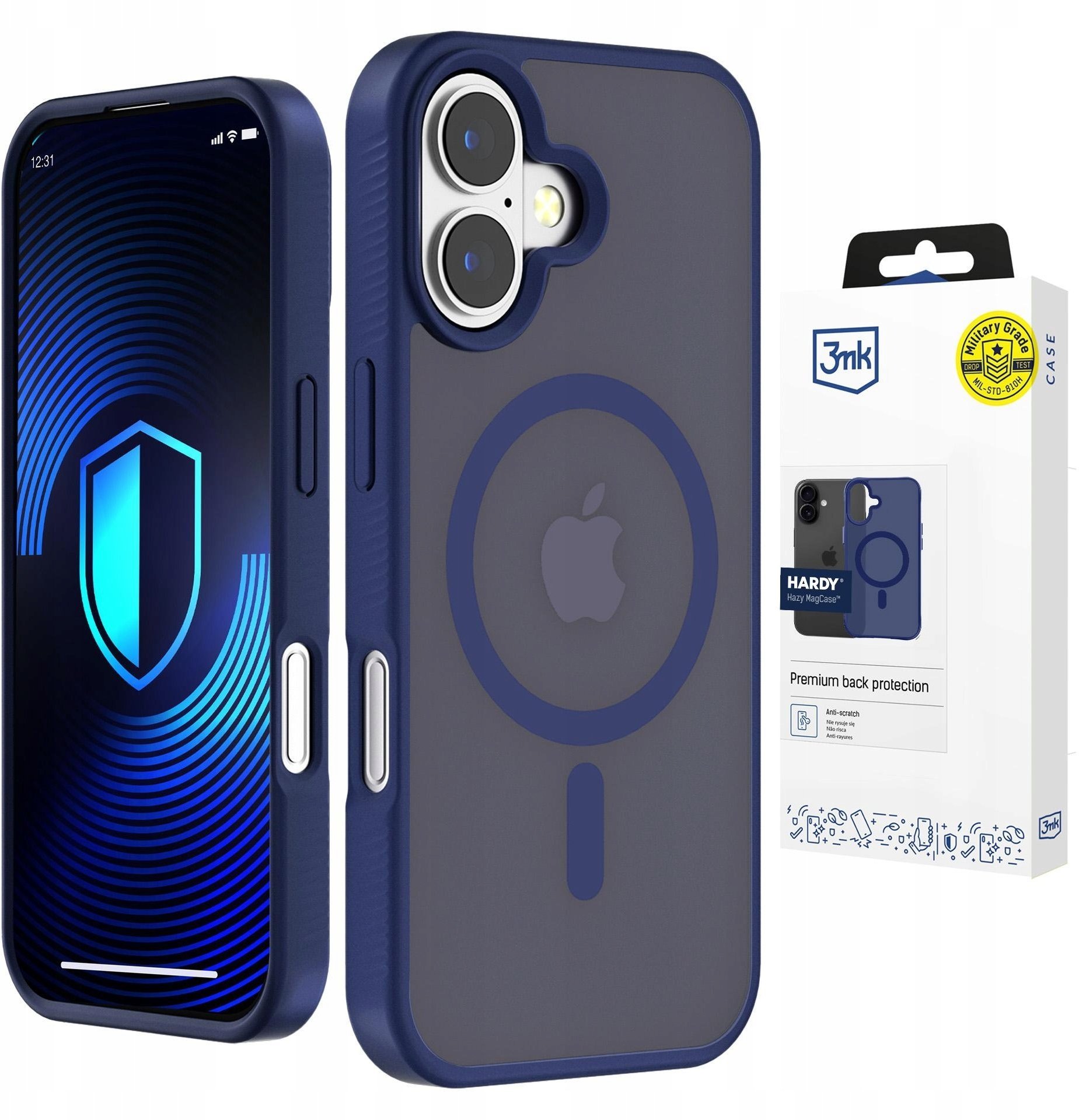 3MK Apple iPhone 17 - 3mk Hardy Hazy MagCase Blue