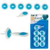 Zabezpieczenia dla dzieci - Blokada Zaślepki Zabezpieczenie Gniazdek Kontaktów - miniaturka - grafika 1