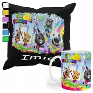 Gadżety dla niej i dla niego - ZESTAW KUBEK + POSZEWKA Z NADRUKIEM-DLA FANA PREZENT MY TALKIN TOM +IMIĘ - miniaturka - grafika 1