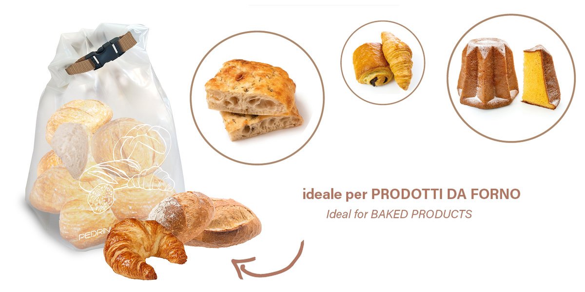 Woreczek strunowy na pieczywo Pedrini