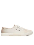 Trampki damskie - Pepe Jeans Tenisówki Brady Colors W PLS31600 Różowy - miniaturka - grafika 1
