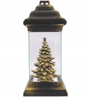 Lampiony i znicze - Znicz Choinka Kapliczka Boże Narodzenie Złoty - miniaturka - grafika 1