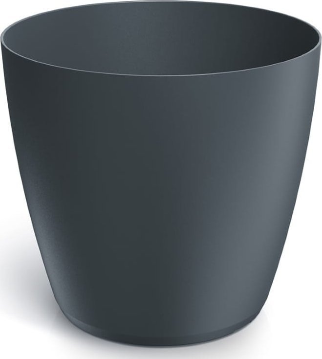 Prosperplast Doniczka antracytowa matowa plastikowa 19,8x18,2 cm osłonka Mate