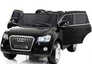 Pojazdy elektryczne dla dzieci - LEANToys   Auto Na Akumulator Audi Q5 Czarny - miniaturka - grafika 1
