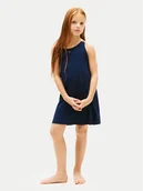 Sukienki i spódniczki dla dziewczynek - Tommy Hilfiger Sukienka letnia UG0UG00803 Granatowy Regular Fit - miniaturka - grafika 1
