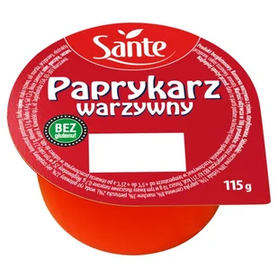 Sante Paprykarz Warzywny 115g - Sante - Pasty warzywne - miniaturka - grafika 1