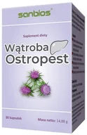 Układ pokarmowy - Sanbios Wątroba Ostropest Suplement diety 30 kaps. - miniaturka - grafika 1