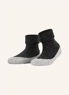 Falke Skarpety Antypoślizgowe Cosyshoe Z Wełny Merino grau - Skarpetki damskie - miniaturka - grafika 1