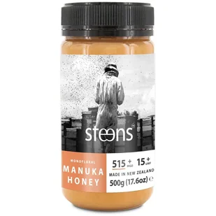 Steens - RAW Miód Manuka UMF 15+ (515+ MGO), 500 g - Miód - miniaturka - grafika 1