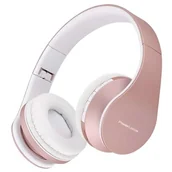 Słuchawki - PowerLocus P1 (różowo-złote) - miniaturka - grafika 1