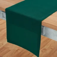 Obrusy i serwetki - Bieżnik na stół Aksamitny zielony - miniaturka - grafika 1