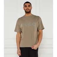 Koszulki męskie - HUGO T-shirt Dinkee Oversize fit - miniaturka - grafika 1