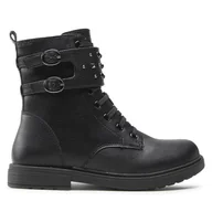 Buty dla dziewczynek - Botki Geox J Eclair G. D J169QD 000BU C9997 D Czarny - miniaturka - grafika 1