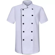 Kurtki męskie - MISEMIYA - Męska kurtka kucharska - Męska kurtka szefa kuchni - Mundur Hosteleria - Ref.8421B, Szef kuchni Jackets 8421B - Biały, XXL - miniaturka - grafika 1
