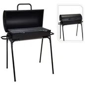 Grille gazowe - BBQ Grill węglowy cylindryczny 63x33 cm 436167 - miniaturka - grafika 1
