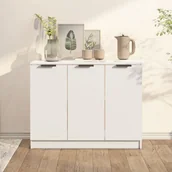 Komody - Lumarko Komoda, biała, 90,5x30x70 cm, materiał drewnopochodny - miniaturka - grafika 1
