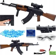 Zabawki militarne - Skleplolki KARABIN AUTOMAT NA KULKI ŻELOWE PISTOLET DUŻY AK47 - miniaturka - grafika 1